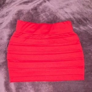 vintage wet seal red mini skirt
